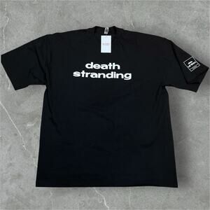 Death Stranding 2 × Disk Union Logo Font XL T-Shirt Japan PopUp Exclusive Kojima